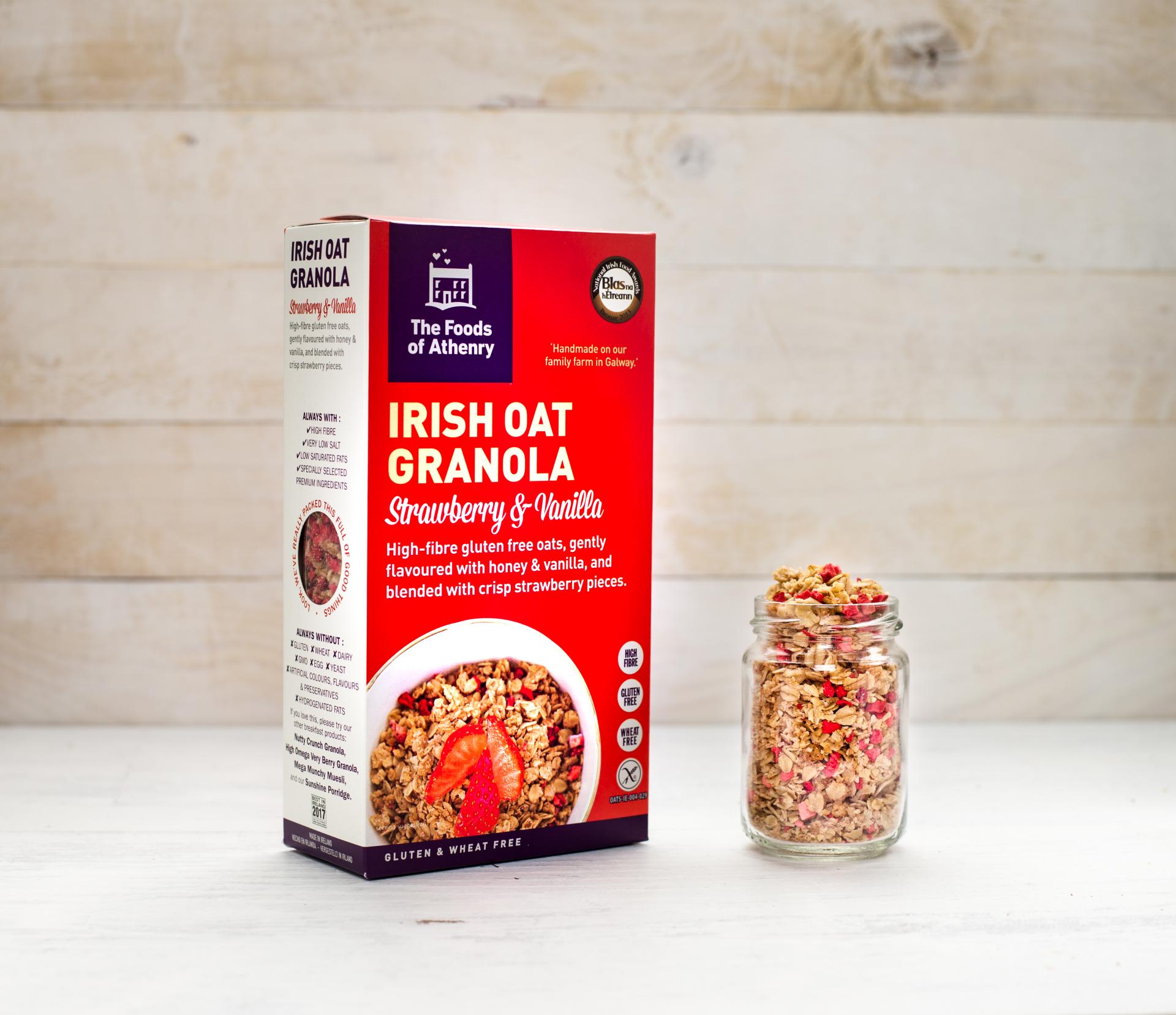 Strawberry and Vanilla Granola 