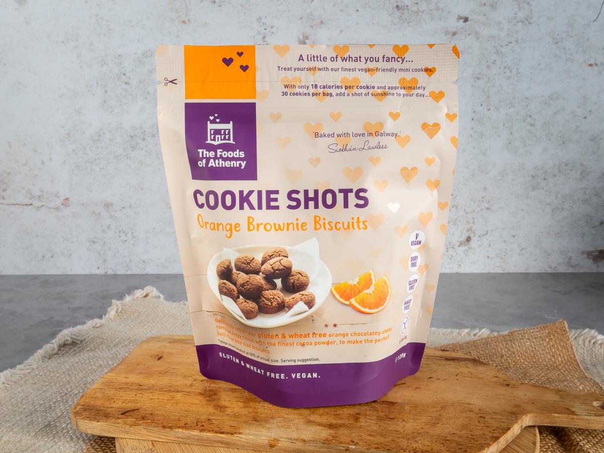 gluten free orange brownie mini biscuits 