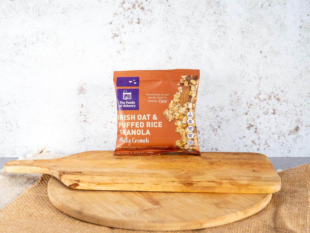 Gluten free and vegan nutty crunch granola 