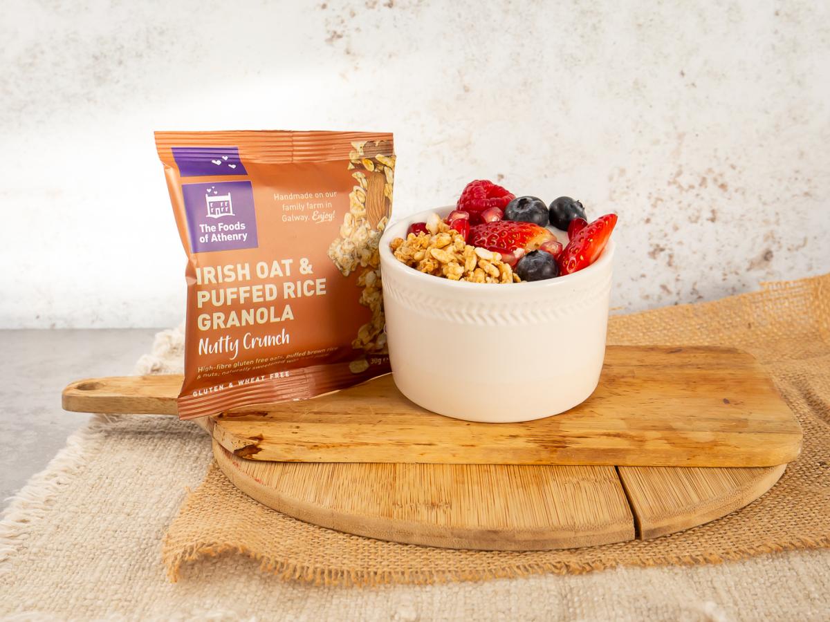 Gluten free and vegan nutty cunch granola 