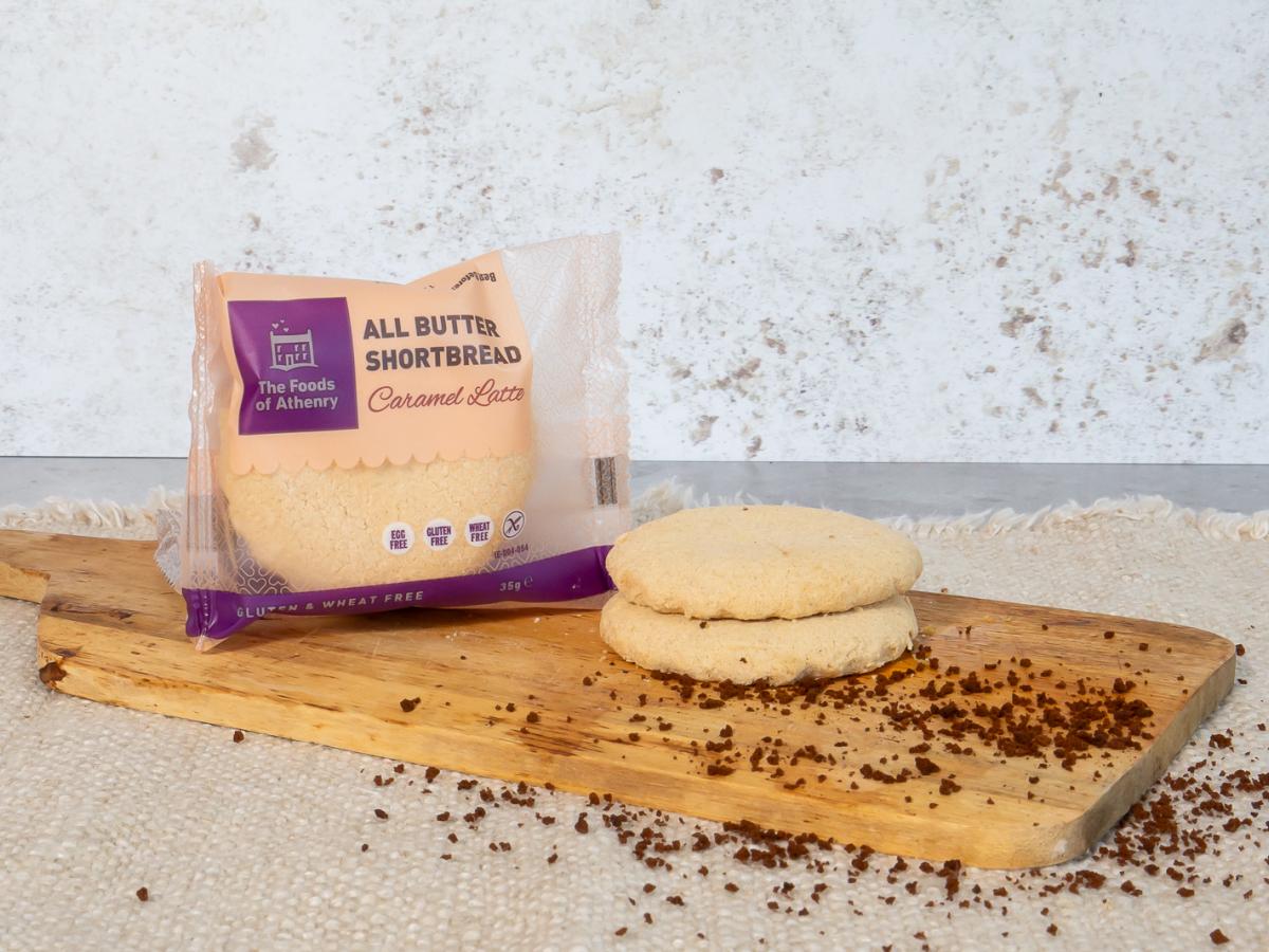 Gluten free caramel latter all butter shortbread 